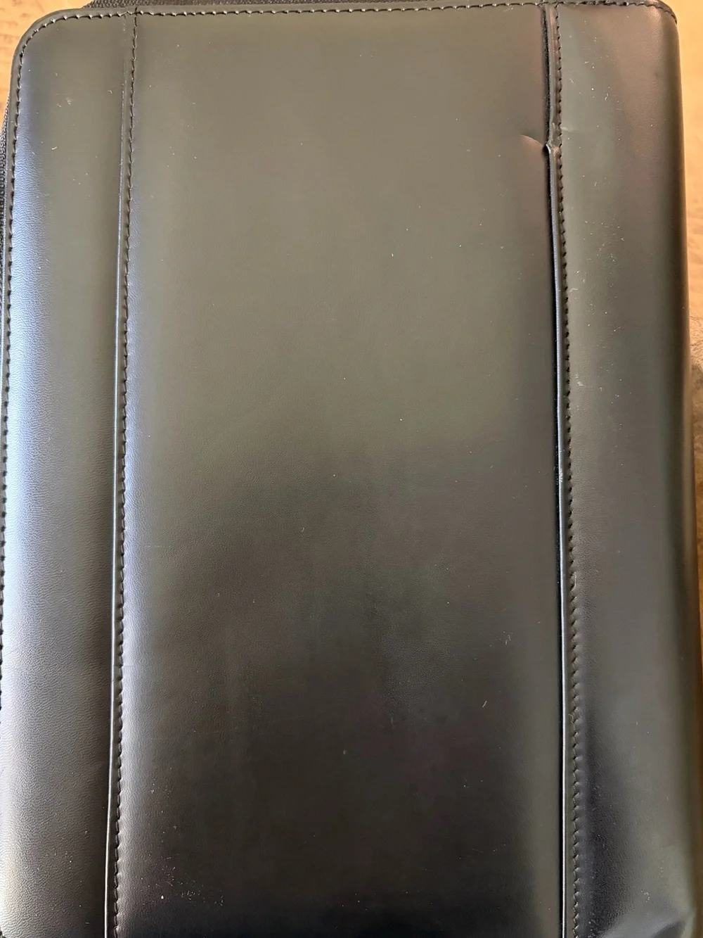 VTG Franklin Covey Black Leather Zippered 365 7 Ring Planner Amazing Condition